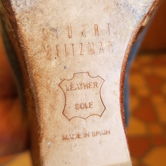 Stuart Weitzman High High Wicker Wedges - Picture 8 of 8